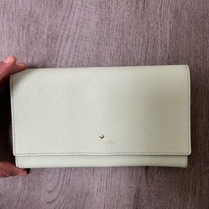 Kate Spade Mint Green Clutch